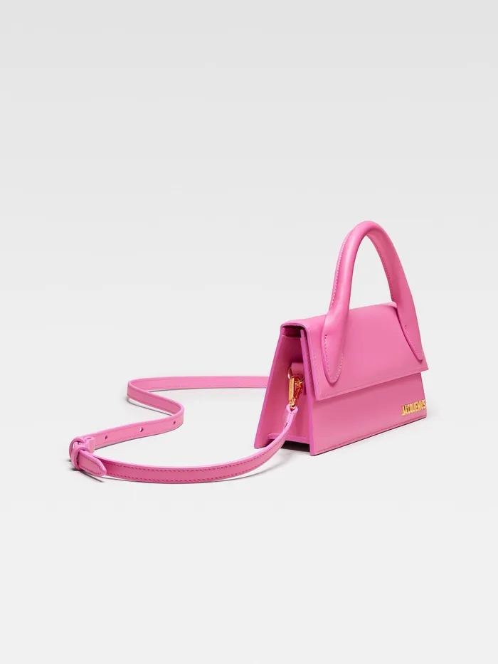 JACQUEMUS Crossbody and Handbags Long Signature Handbag Pink 8211 Women