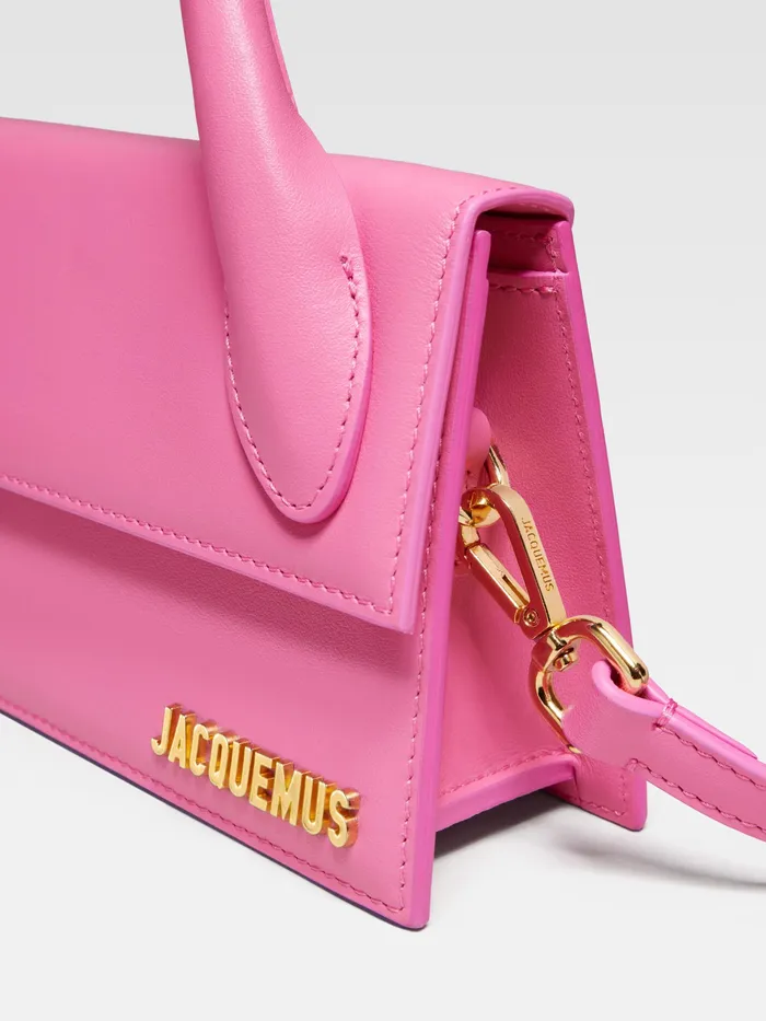 JACQUEMUS Crossbody and Handbags Long Signature Handbag Pink 8211 Women