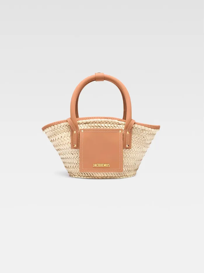 JACQUEMUS Crossbody and Handbags Mini Beach Basket Bag Light Brown 8211 Women JACQUEMUS Crossbody and Handbags Mini Beach Basket Bag Light Brown 8211 Women