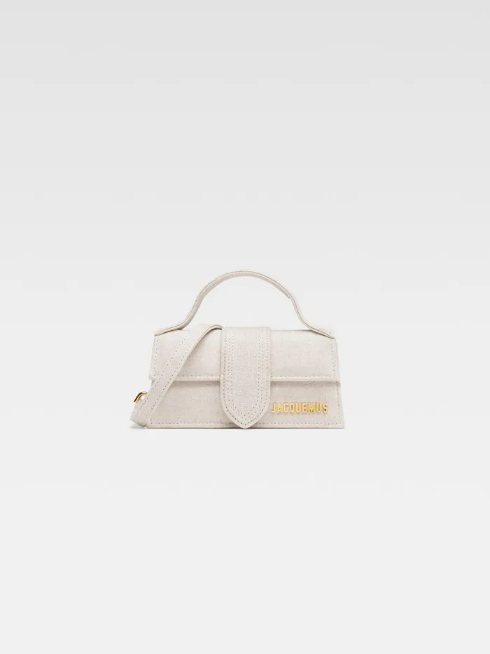 JACQUEMUS Crossbody and Handbags Mini Flap Bag Light Greige 8211 Women