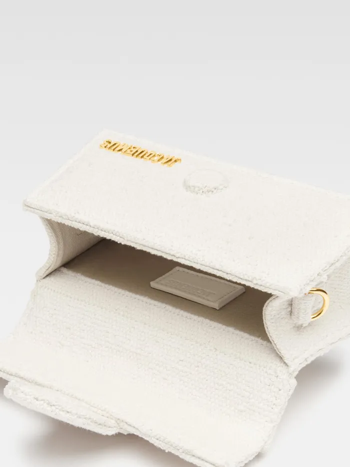 JACQUEMUS Crossbody and Handbags Mini Flap Bag Offwhite 8211 Women
