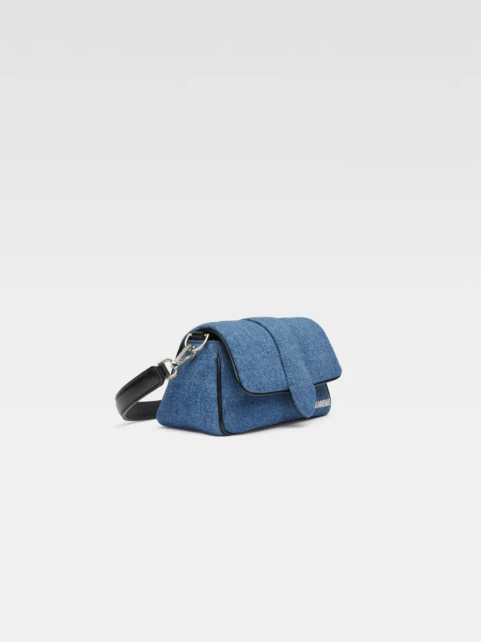 JACQUEMUS Crossbody and Handbags Mini Puffed Denim Bag Blue 8211 Women