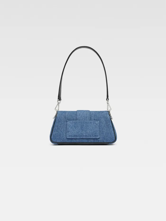 JACQUEMUS Crossbody and Handbags Mini Puffed Denim Bag Blue 8211 Women
