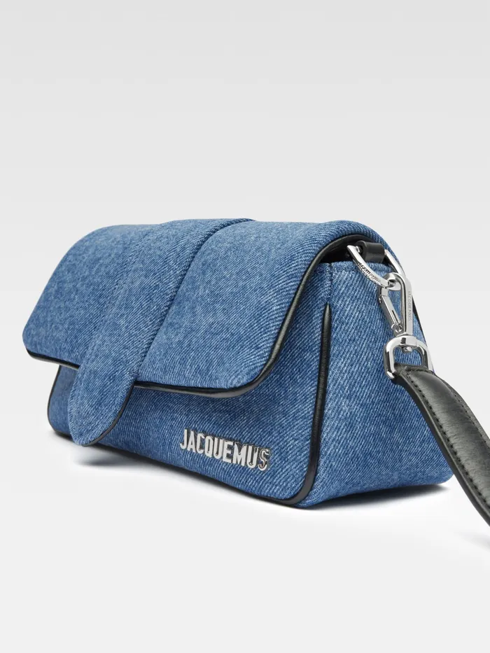 JACQUEMUS Crossbody and Handbags Mini Puffed Denim Bag Blue 8211 Women