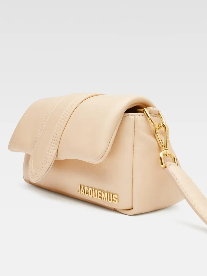 JACQUEMUS Crossbody and Handbags Mini Puffed Flap Bag Ivory 8211 Women