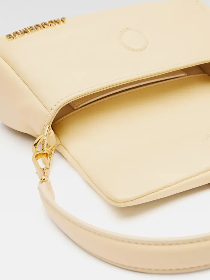JACQUEMUS Crossbody and Handbags Mini Puffed Flap Bag Ivory 8211 Women