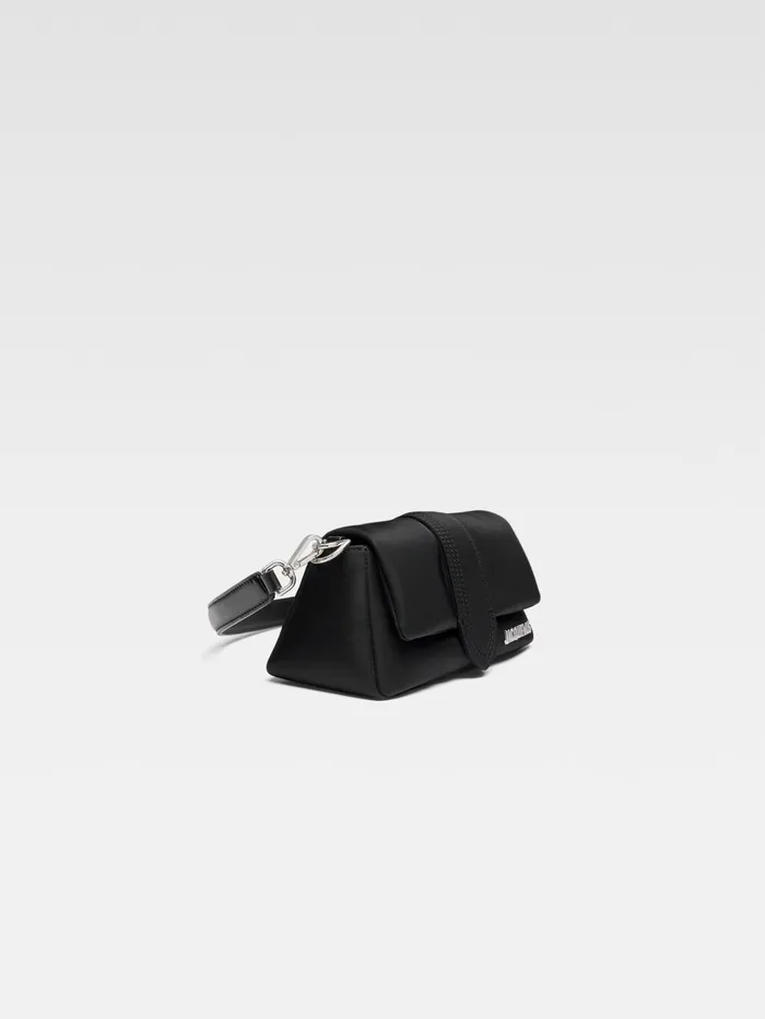 JACQUEMUS Crossbody and Handbags Mini Puffed Nylon Bag Black 8211 Women