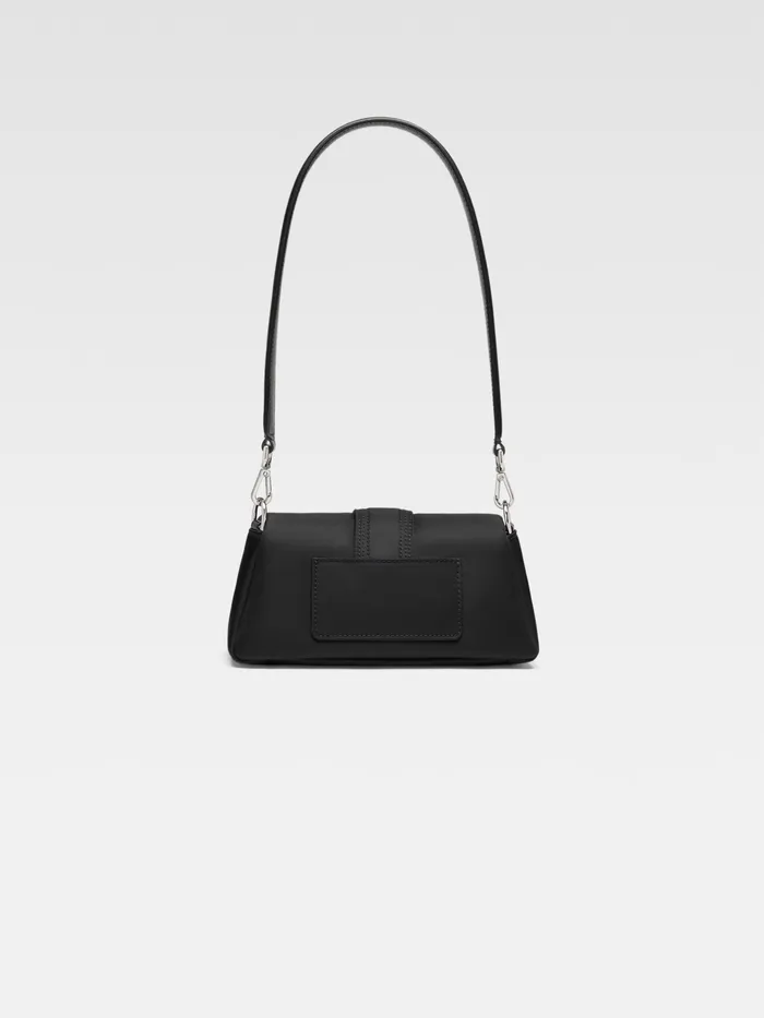 JACQUEMUS Crossbody and Handbags Mini Puffed Nylon Bag Black 8211 Women