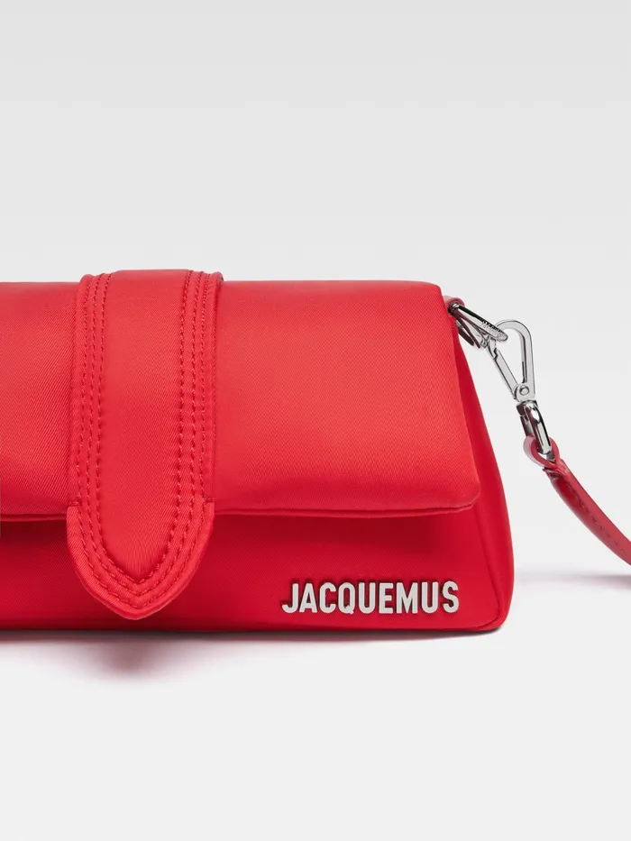 JACQUEMUS Crossbody and Handbags Mini Puffed Nylon Bag Red 8211 Women