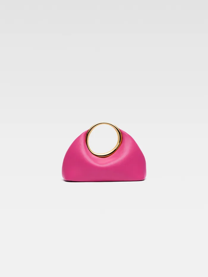 JACQUEMUS Crossbody and Handbags Mini Ring Handbag Dark Pink 8211 Women