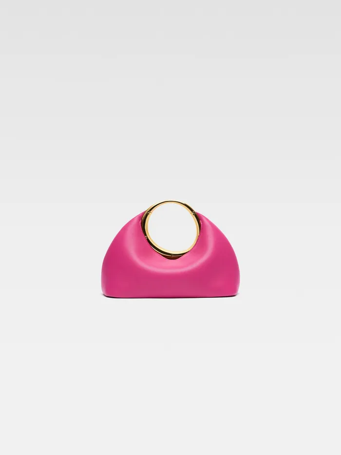 JACQUEMUS Crossbody and Handbags Mini Ring Handbag Dark Pink 8211 Women