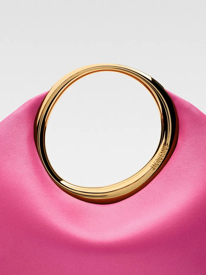 JACQUEMUS Crossbody and Handbags Mini Ring Handbag Dark Pink 8211 Women