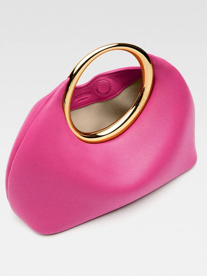 JACQUEMUS Crossbody and Handbags Mini Ring Handbag Dark Pink 8211 Women