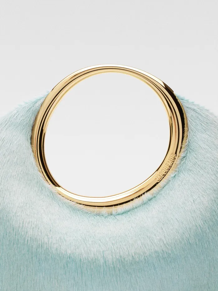 JACQUEMUS Crossbody and Handbags Mini Ring Handbag Light Blue 8211 Women