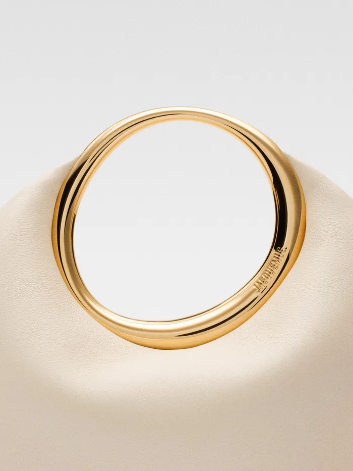 JACQUEMUS Crossbody and Handbags Mini Ring Handbag Light Ivory 8211 Women