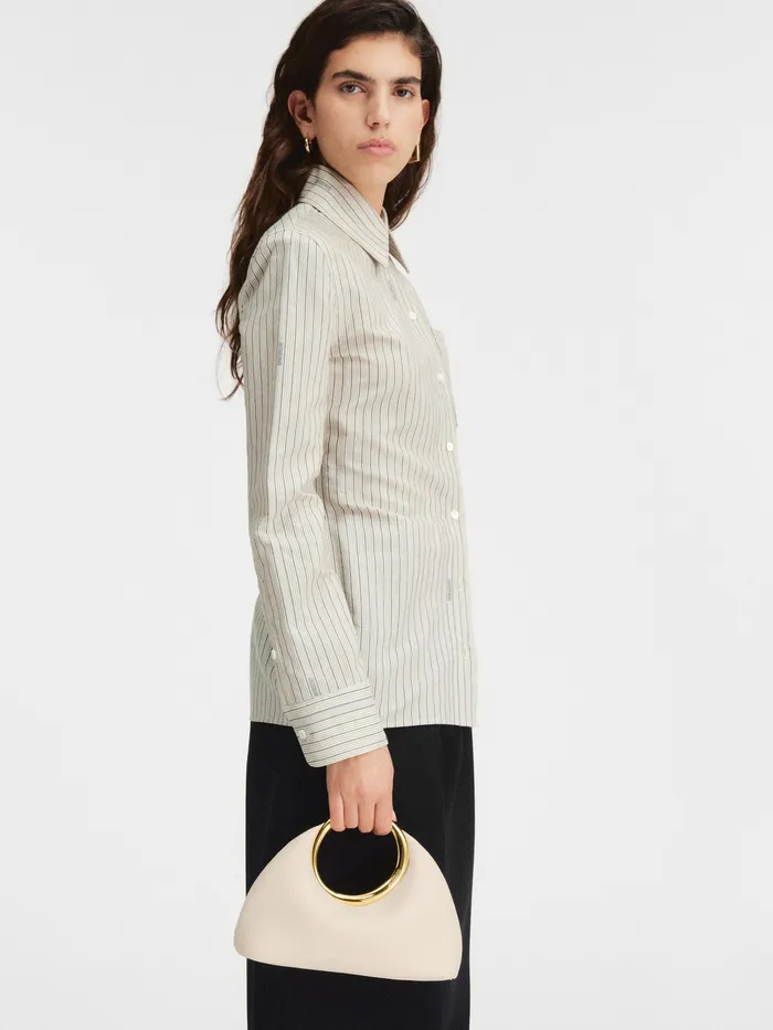 JACQUEMUS Crossbody and Handbags Mini Ring Handbag Light Ivory 8211 Women