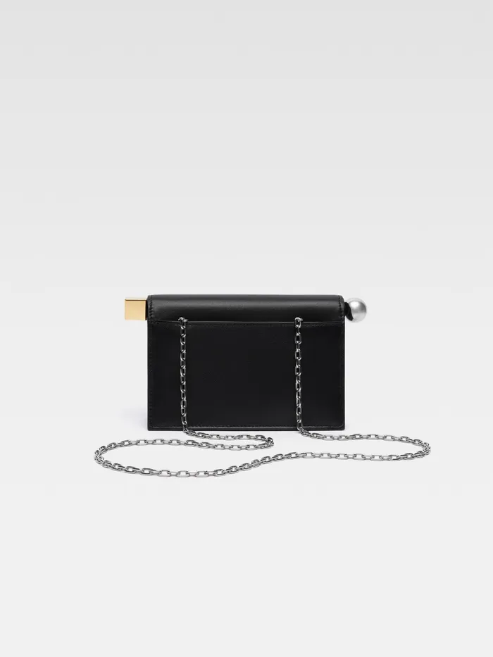 JACQUEMUS Crossbody and Handbags Mini TakeOut Clutch Black 8211 Women