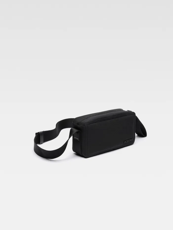 JACQUEMUS Crossbody and Handbags Nylon Rectangle Bag Black 8211 Women