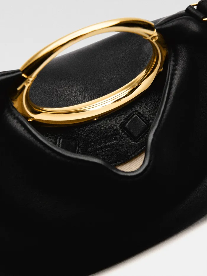 JACQUEMUS Crossbody and Handbags Ring Handbag Black 8211 Women