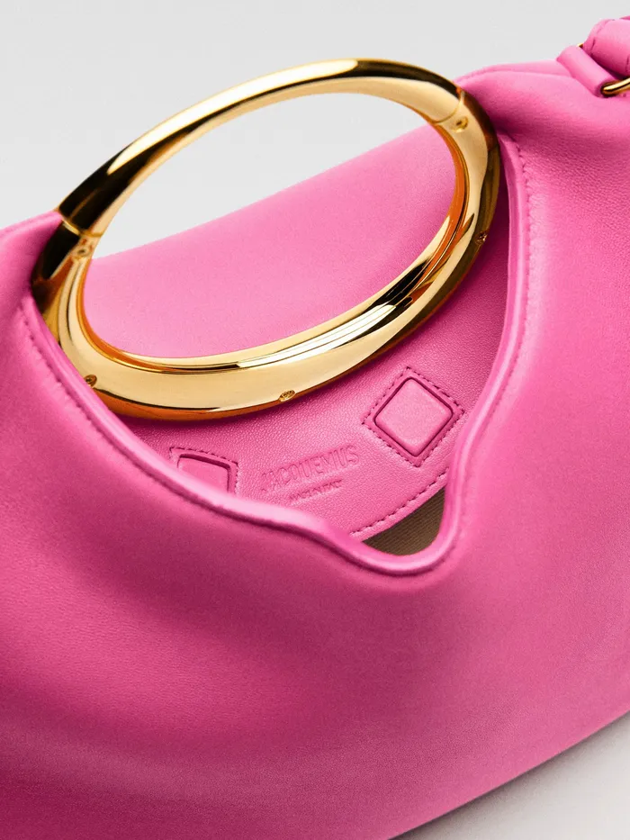 JACQUEMUS Crossbody and Handbags Ring Handbag Dark Pink 8211 Women
