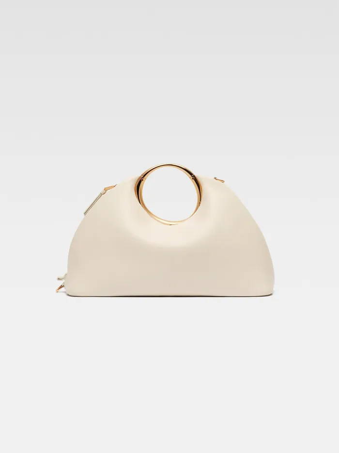 JACQUEMUS Crossbody and Handbags Ring Handbag Light Ivory 8211 Women