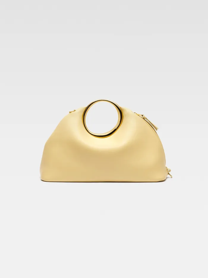 JACQUEMUS Crossbody and Handbags Ring Handbag Pale Yellow 8211 Women