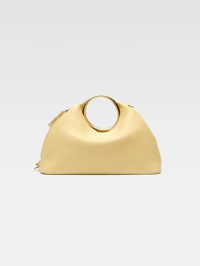JACQUEMUS Crossbody and Handbags Ring Handbag Pale Yellow 8211 Women