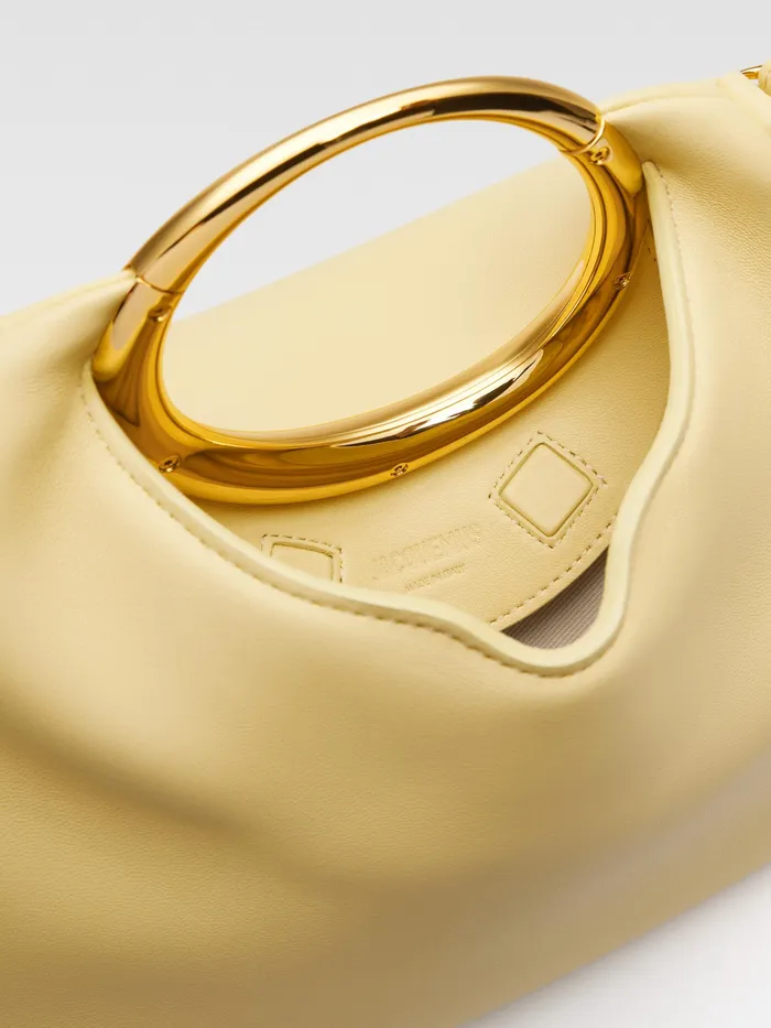 JACQUEMUS Crossbody and Handbags Ring Handbag Pale Yellow 8211 Women