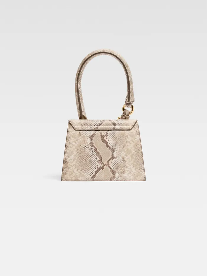 JACQUEMUS Crossbody and Handbags Signature Buckled Handbag Beige 8211 Women