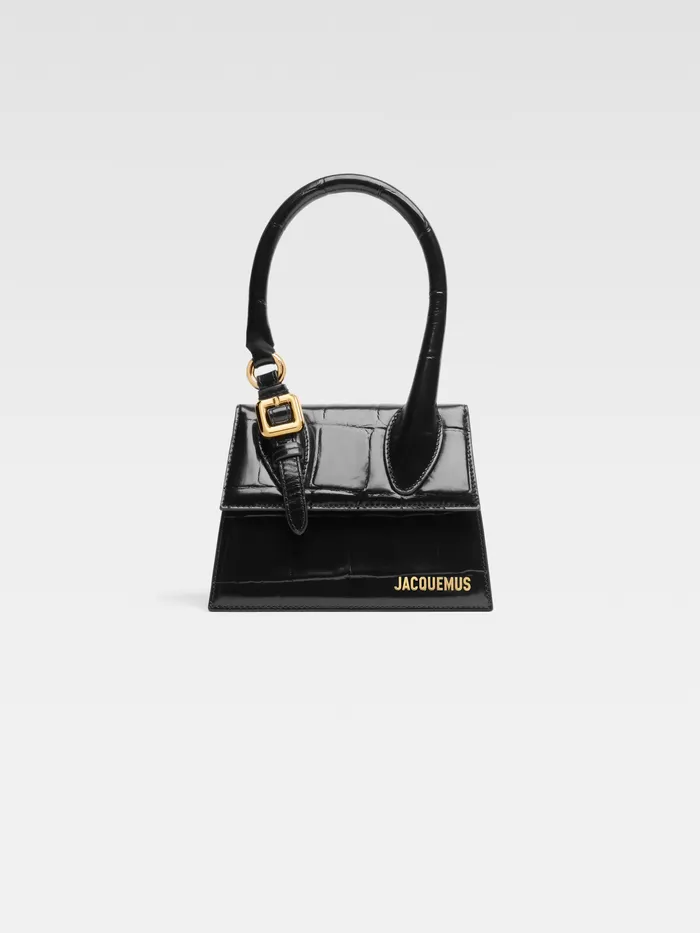 JACQUEMUS Crossbody and Handbags Signature Buckled Handbag Black 8211 Women