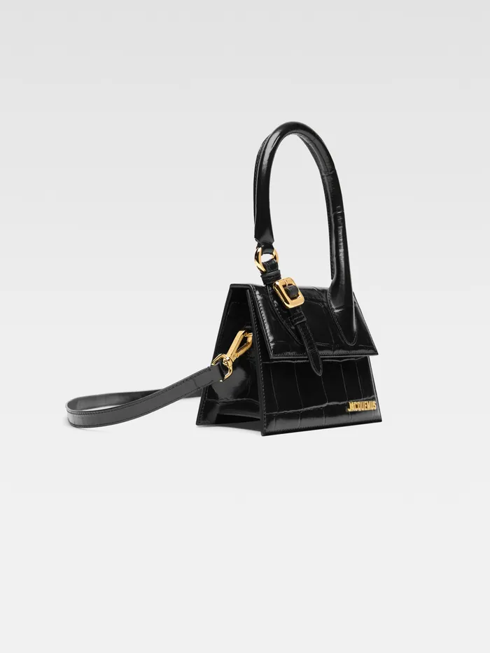 JACQUEMUS Crossbody and Handbags Signature Buckled Handbag Black 8211 Women