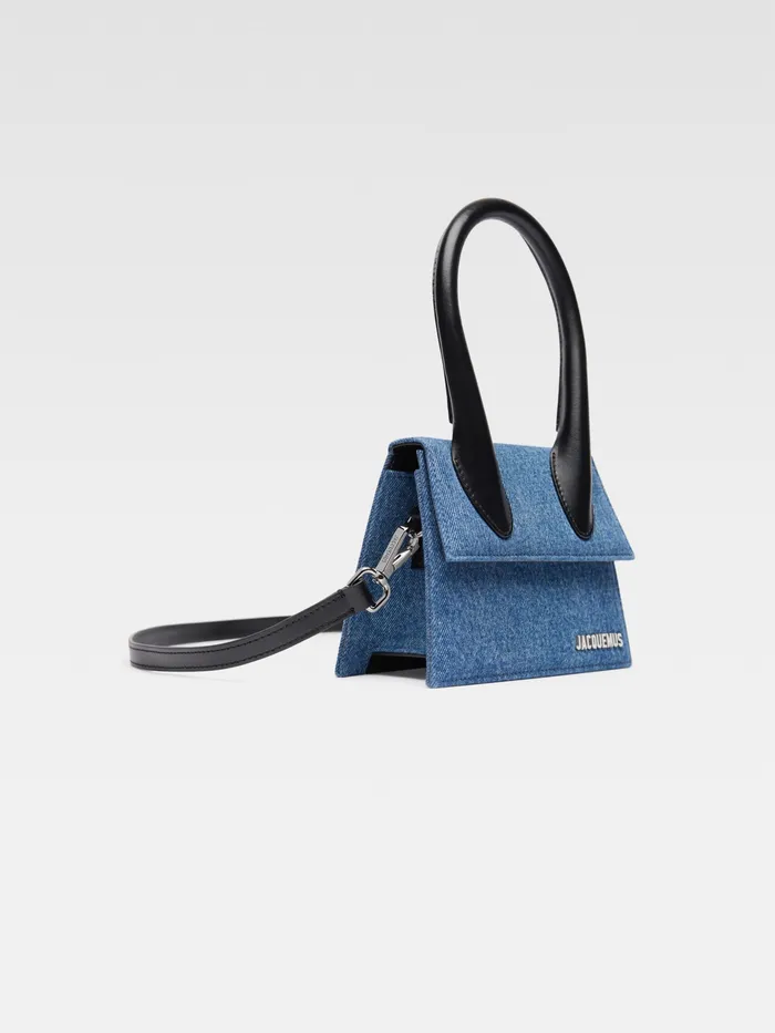 JACQUEMUS Crossbody and Handbags Signature Denim Handbag Blue 8211 Women