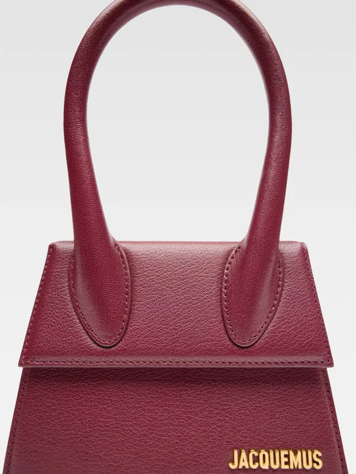 JACQUEMUS Crossbody and Handbags Signature Handbag Dark Burgundy 8211 Women