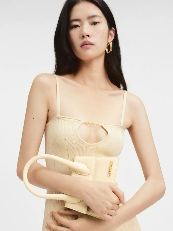 JACQUEMUS Crossbody and Handbags Signature Handbag Ivory 8211 Women