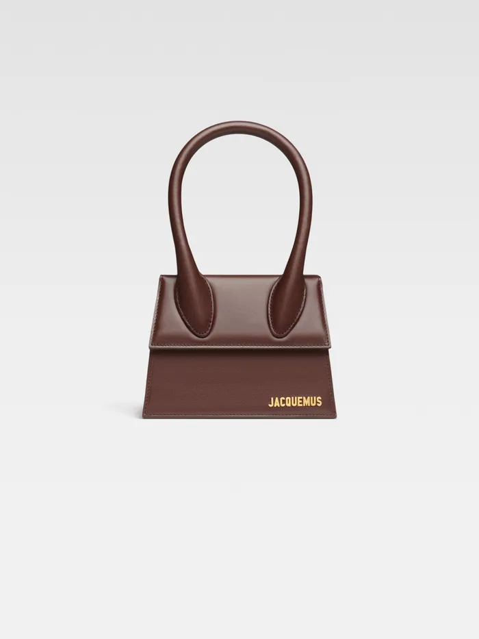 JACQUEMUS Crossbody and Handbags Signature Handbag Midnight Brown 8211 Women