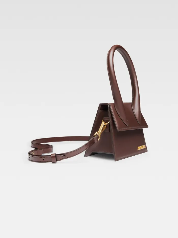 JACQUEMUS Crossbody and Handbags Signature Handbag Midnight Brown 8211 Women