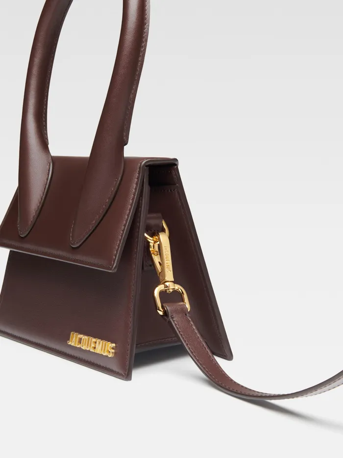 JACQUEMUS Crossbody and Handbags Signature Handbag Midnight Brown 8211 Women