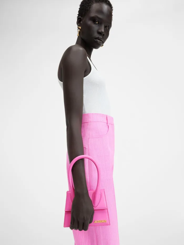 JACQUEMUS Crossbody and Handbags Signature Handbag Pink 8211 Women