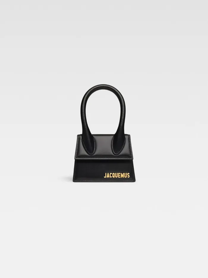 JACQUEMUS Crossbody and Handbags Signature Leather Mini Handbag Black 8211 Women JACQUEMUS Crossbody and Handbags Signature Leather Mini Handbag Black 8211 Women