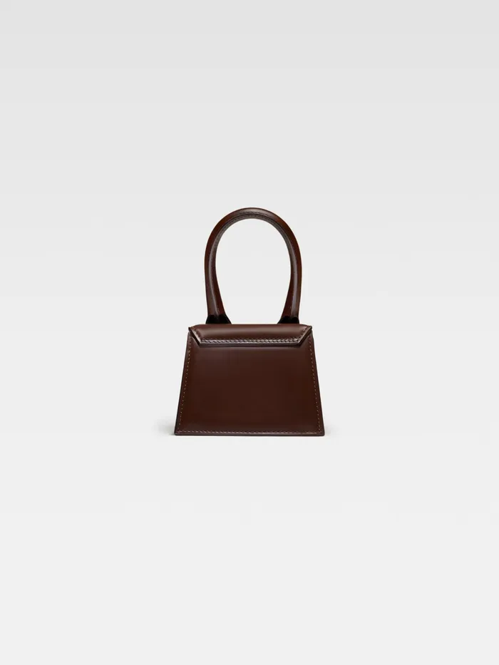 JACQUEMUS Crossbody and Handbags Signature Leather Mini Handbag Brown 8211 Women