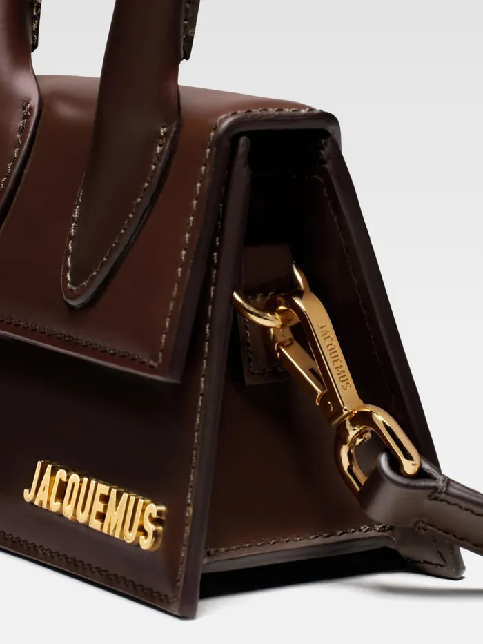 JACQUEMUS Crossbody and Handbags Signature Leather Mini Handbag Brown 8211 Women