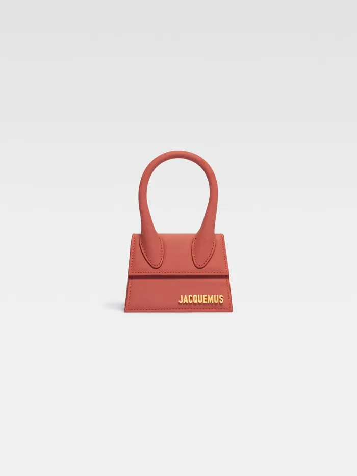 JACQUEMUS Crossbody and Handbags Signature Mini Handbag Dark Red 8211 Women