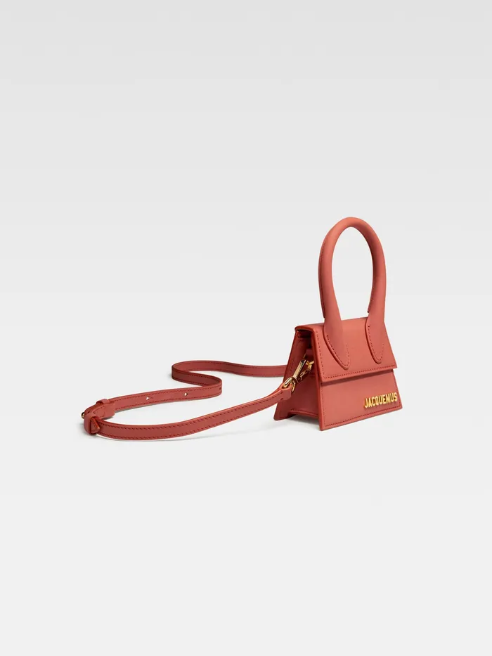 JACQUEMUS Crossbody and Handbags Signature Mini Handbag Dark Red 8211 Women