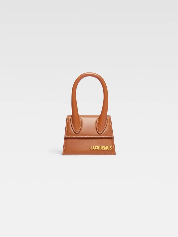 JACQUEMUS Crossbody and Handbags Signature Mini Handbag Light Brown 8211 Women JACQUEMUS Crossbody and Handbags Signature Mini Handbag Light Brown 8211 Women