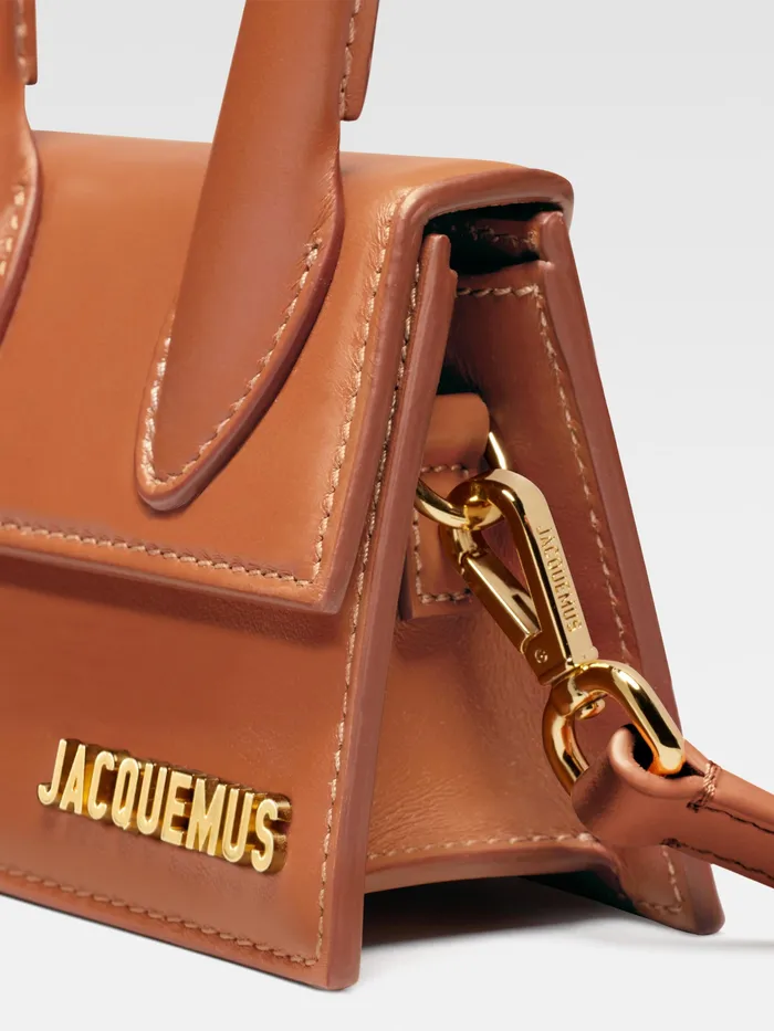JACQUEMUS Crossbody and Handbags Signature Mini Handbag Light Brown 8211 Women
