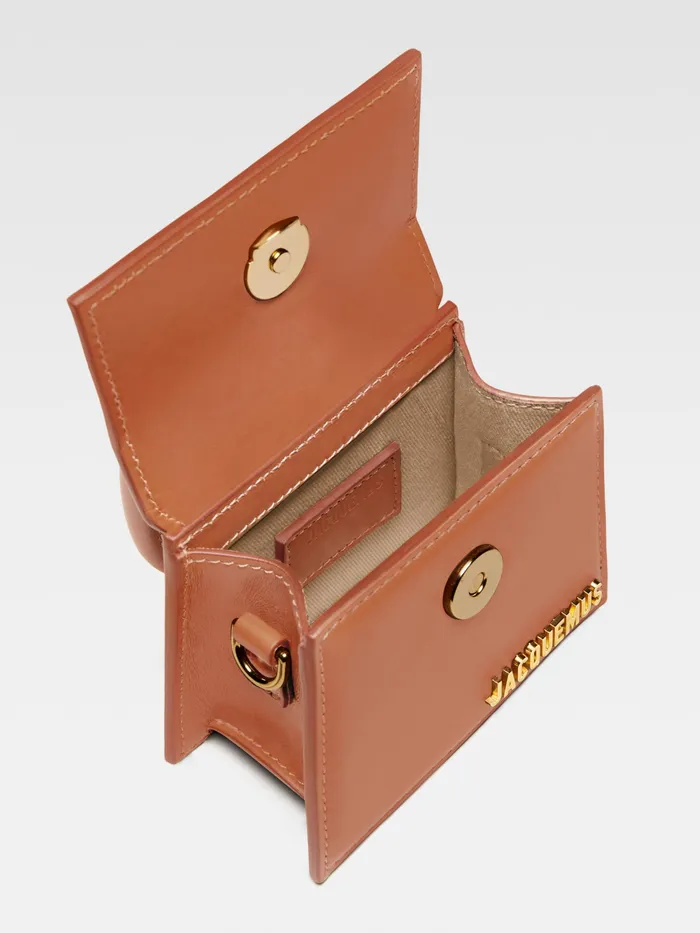 JACQUEMUS Crossbody and Handbags Signature Mini Handbag Light Brown 8211 Women