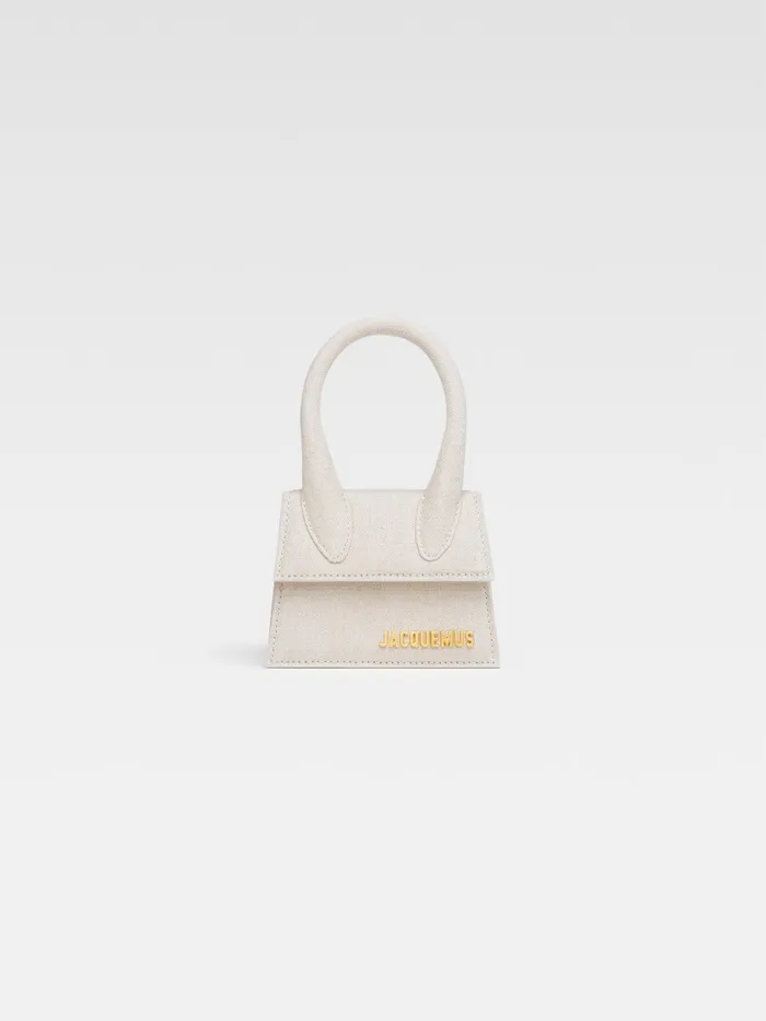JACQUEMUS Crossbody and Handbags Signature Mini Handbag Light Greige 8211 Women JACQUEMUS Crossbody and Handbags Signature Mini Handbag Light Greige 8211 Women