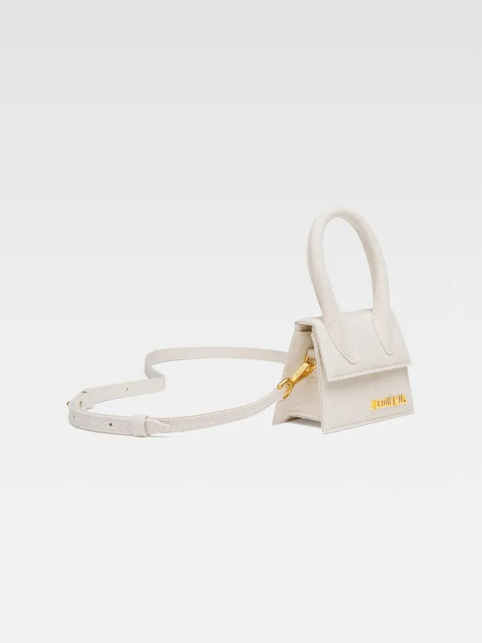 JACQUEMUS Crossbody and Handbags Signature Mini Handbag Light Greige 8211 Women