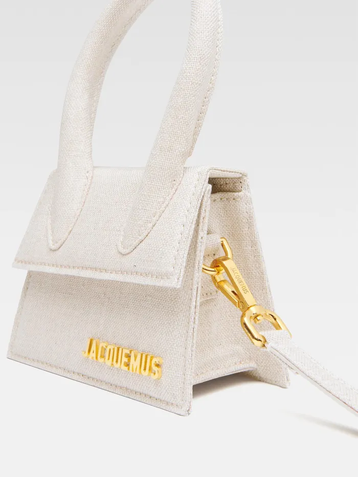 JACQUEMUS Crossbody and Handbags Signature Mini Handbag Light Greige 8211 Women