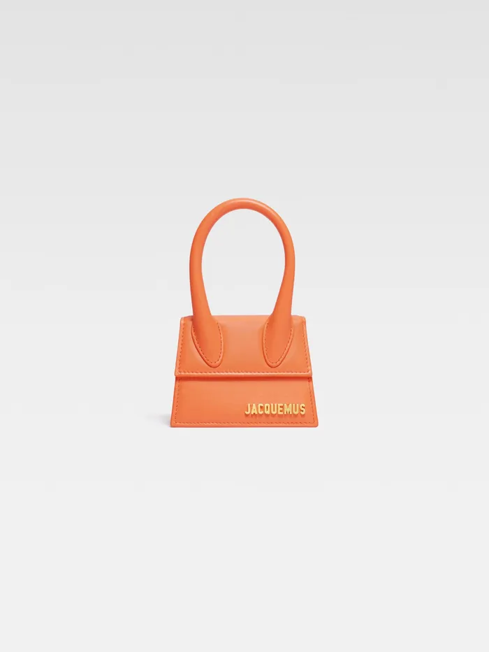 JACQUEMUS Crossbody and Handbags Signature Mini Handbag Orange 8211 Women